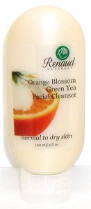 Orange Blossom Green Tea Facial Cleanser normal to dry skin