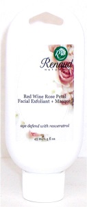 Red Wine Rose Petal 2-in-1 Exfoliant + Masque age defend with Resveratrol